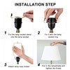 Mornajina 7 8 9 10 inch Lamp Shade Harp Holder,