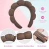 Conjunto WD&CD en café: diadema de esponja con diseño nube