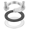 uxcell Female Thread Hex Lock Nut M32 x 1.5 Stainless