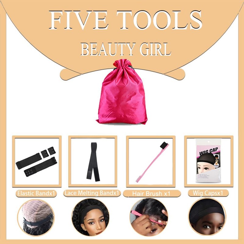 SFD 30Inch Chocolate Brown Glueless Wigs Human Hair Pre Plucked