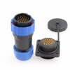 SD28 26Pin Square DRRI Flange Waterproof IP68 Aviation Quick Disconnect