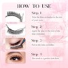 False Eyelashes Natural Look Cat Eye Lashes Wear Comfortable Black