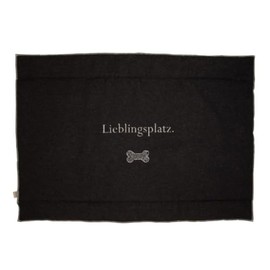 David Fussenegger 'Lieblingsplatz' Dog Mat 80 x 120 cm Anthracite / Grey
