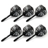 CUESOUL 6 Pieces ROST Integrated Dart Shaft and Flights,with exclusive