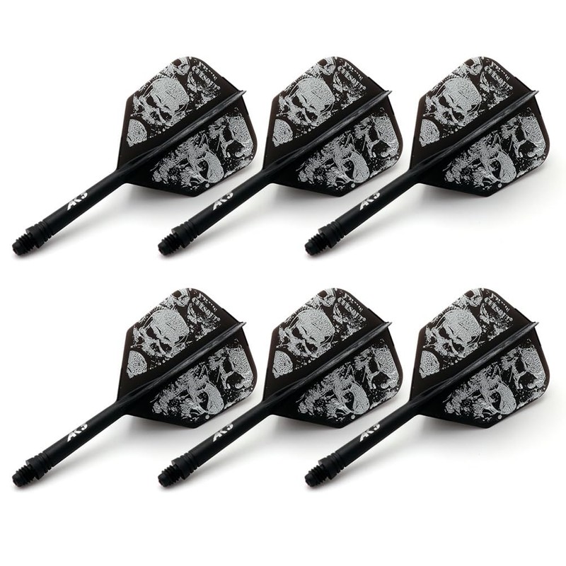 CUESOUL 6 Pieces ROST Integrated Dart Shaft and Flights,with exclusive