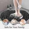 AMFUN Shower Mat Non Slip Anti Mould, Pebbles Shower Bath