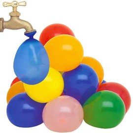 Assorted Water Bomb Balloons, 144-Pack - Easy-to-Fill & Durable Latex Balloons, Perfect for Summer Parties & Outdoor Fun
