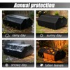 ZUYIYI Picnic Table Cover,Fits 6ft Picnic Tables,Outdoor Picnic Bench Cover
