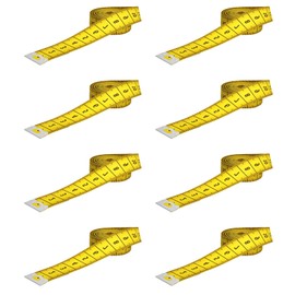 8 Volumes Tape Measure Body 200 cm / 79 Inches, Tailor's Tape Measure Double-Sided Measuring Tape Flexible Tape Measure Cutter with Button Circumference Measuring Tape for Households Craftsmen Tailors