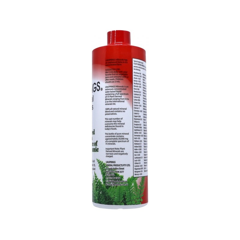 LifeSprings Colloidal Minerals 500ml