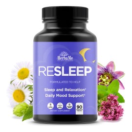 Herbame Suplemento Sin Melatonina Para Dormir 90 Cápsulas