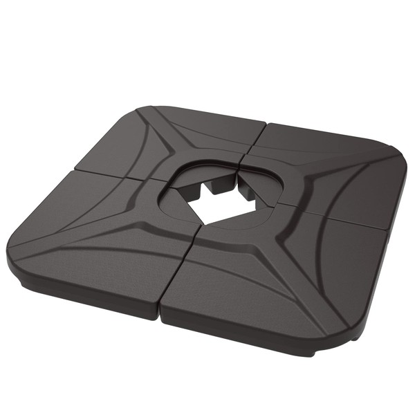 wikiwiki wikiwiki Compact Base 230 Lbs Offset Patio Umbrella Base