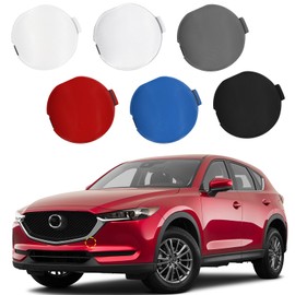 TOPUS Front Bumper Tow Hook Cover for Mazda CX-5 CX5 2017 2018 2019 2020 2021 Towing Eye Cap Trailer Hitch Cover KB8A50A11 KB8A50A11BBB (Soul Moving Red, Left Driver Side)