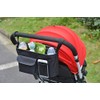 babyGO Pram Organiser Buggy - Pram Bag with Drink Holder