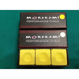 Morakami Chalk BLONDE Pool Cue Chalk 3 Pieces - Performance Chalk - $ave!