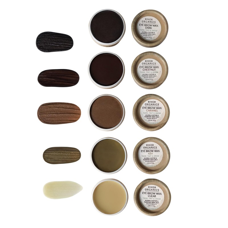 River Organics, Zero Waste Eyebrow Wax (Dark)