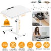 ZephyPaws 23.6 Inch Mobile Standing Desk, Height Adjustable Rolling Laptop