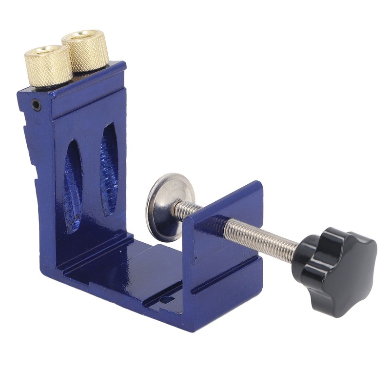 Pocket Hole Jig Kit Dowel System Set Woodwork Guides Joint