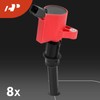 A-Premium (Red) Set of 16 Ignition Coil Pack and Iridium