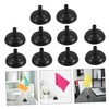 TEHAUX 10Pcs Flag Stand Plastic Round Base Holder for Desk