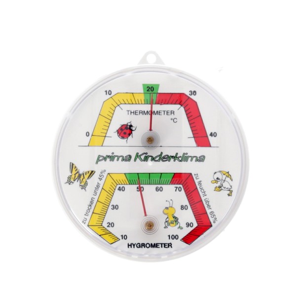 Lantelme Children's Room Thermometer Hygrometer Combination Device Made in Germany