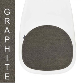 Feltd.Eco Filz Kissen geeignet für Sidechair, DWS,DSR,DSX,DSS - Comfort mit Antirutschbeschichtung (Graphite)