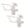Strong Reliable Hard-Wearing Flexible Stable Adjustable Curtain Rod Bracket Hook