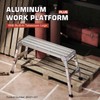Aluminum Work Platform Large Size Step Stool Folding Portable Work