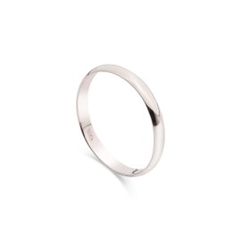 Sterling Silver Ring 3mm Band In Sizes G-Z (J)