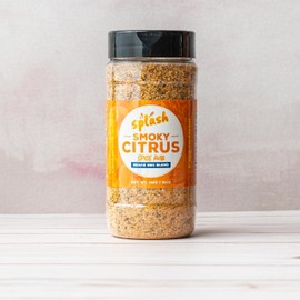Splash Café Smoky Citrus Spice Rub - 11 Oz Gourmet Seasoning Rub - Lemon Herb Seasoning for Salmon and Fish, Chicken, Lamb, and Veggies - Great Zesty Flavor