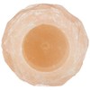 HIMALAYA SALT DREAMS Teelichthalter Rock, Kristallsalz aus Punjab/Pakistan, Orange, ca.