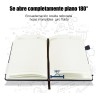 2 Cuadernos A5 Tapa Dura De Piel, 360 Páginas +