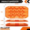 ALL-TOP Short Recovery Traction Boards, Off Road Bendable Tire Friction