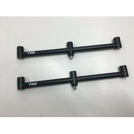 2 x 3 Rod Black Aluminium buzz bars. Length 30cm. Lightweight, standard threads. Choose 13mm or 16mm Diameter (13mm)