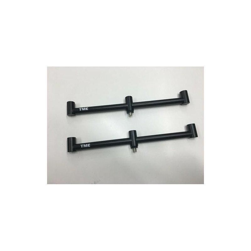 2 x 3 Rod Black Aluminium buzz bars. Length 30cm.