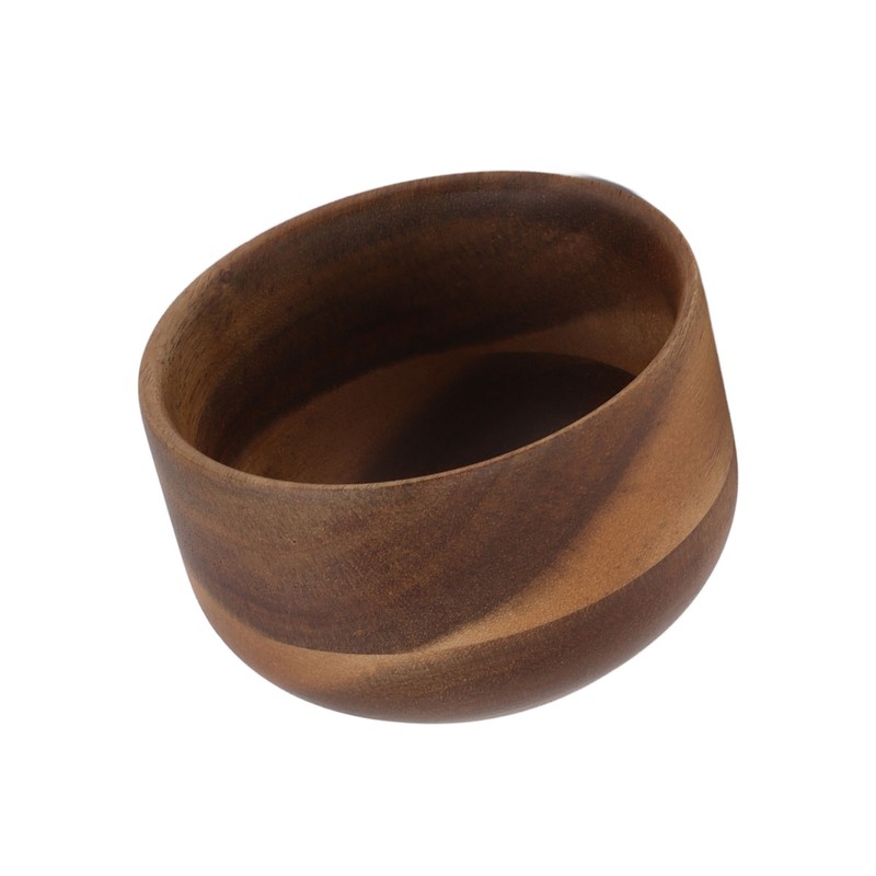 Wooden Men Shaving Bowl Burr Free Compact Shaving Cream Cup
