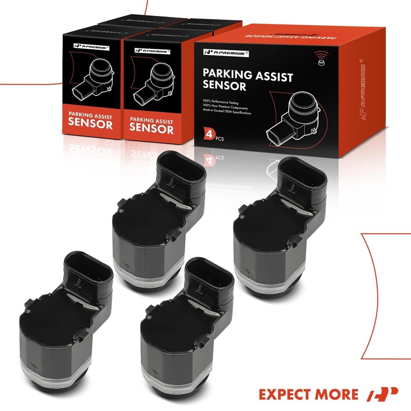 A-Premium 4-PC Reverse Backup Parking Assist Sensor Compatible with Land