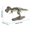 Jextech Esqueleto Tiranosaurio Rex T Rex Dinosaurio Fosil Armar 70cm