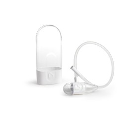 Munchkin® ClearNose™ Baby Nasal Aspirator - No Filters Needed, Gentle Nose Sucker for Baby Snot, Clear/White