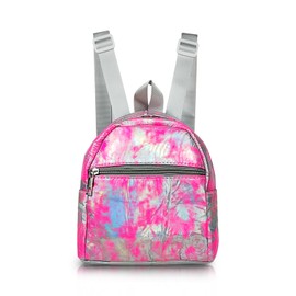 Energather Cute Mini Backpacks, PVC Backpack Women's Small Women's Backpack Small for Women and Girls, Colourful Small Backpack Women with Zip for Travel, Shopping, Party, Colourful, S
