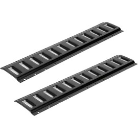SECULOK 2PK E Track Tie Down Rail Kit 8 inch, Horizontal Powder-Coated E Track Rails with 12 Gauge Steel, 3,000 LBS for Secure Cargo, Motorcycle, ATVs, Heavy Loads in Garages, Vans, Trailers