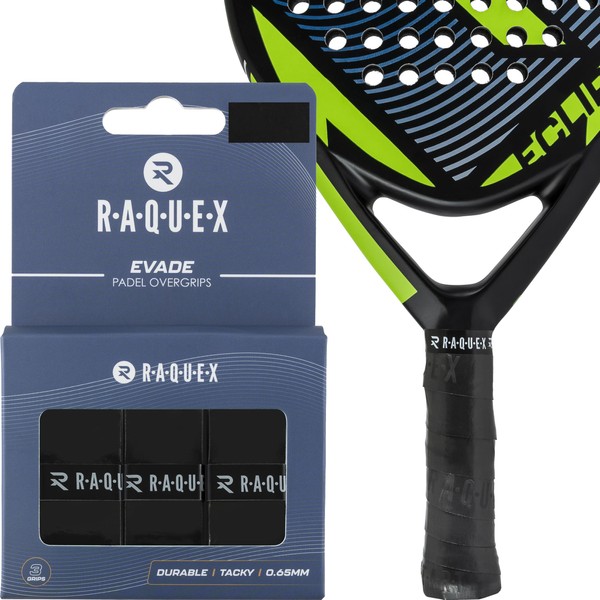 Raquex Evade Padel Racket Overgrip Tape – 10 Colours -
