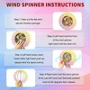 Sublimation Wind Chime Aluminum DIY Blank Wind Turntable for Outdoor