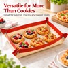 Reusable Silicone Baking Mat for Oven Baking – Nonstick, Snap-Corner