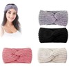 Jimkply Women's Winter Headbands, 4 Colours, Ear Warmers, Hair Band,
