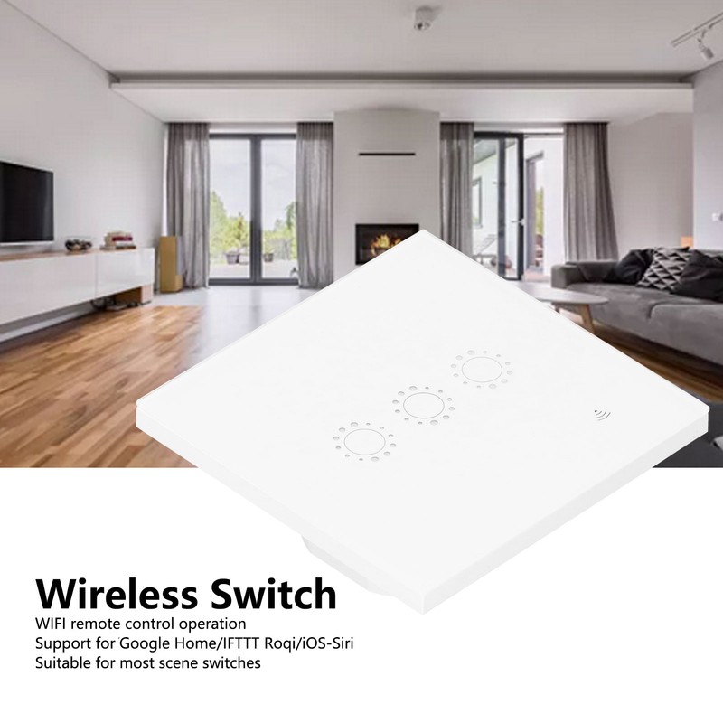 Smart Switch Wireless WiFi Remote Control Touch Power Distribution 2200W