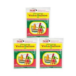 NOH Foods of Hawaii four serving seasoning packets 1.5 oz Pack of 3 Taste the flavor of Hawaii with each unique and famous meal (Portuguese Vinha D'Ahlos)