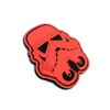Stormtrooper Helmet Red PVC Airsoft Paintball Velcro Emblem Badge Patch
