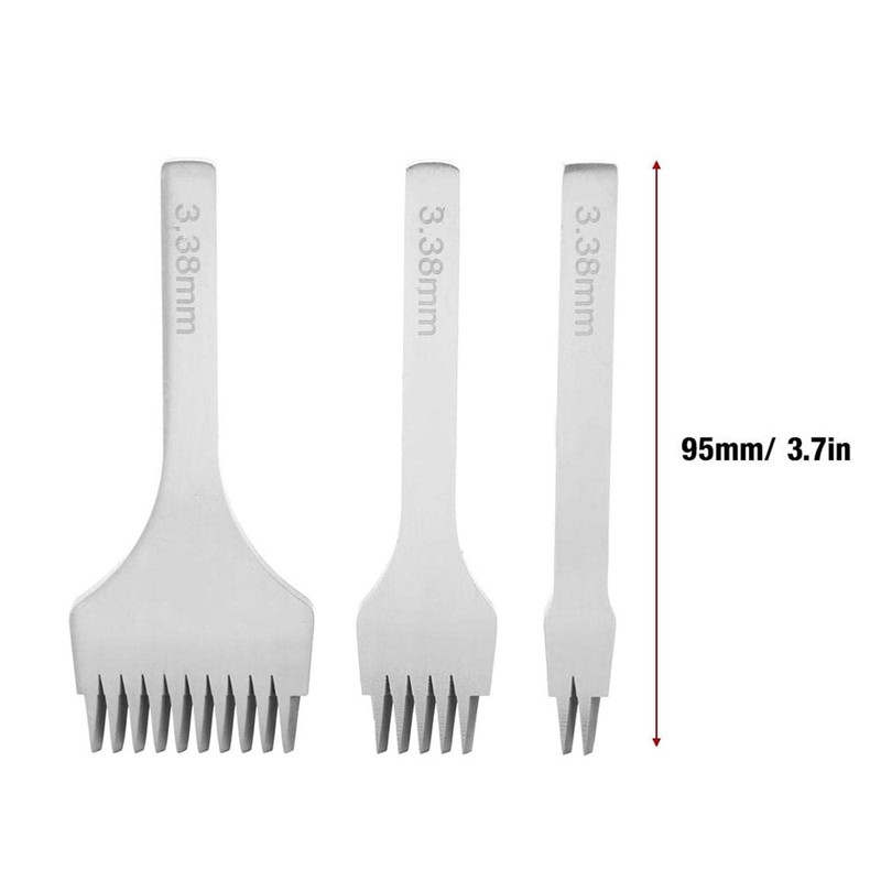 Diamond Lacing Stitching Chisel Set 2.7mm/ 3.0mm/ 3.38mm/ 3.85mm 2/5/10