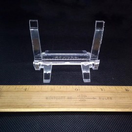 Easel stand, acrylic, slab stand, 3 inch, large, display stand, #O-206